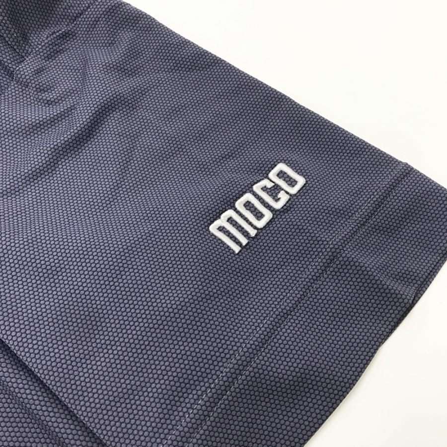 新品】MOCO モコ 21-2231442 半袖ポロシャツ ネイビー系 50 ゴルフ