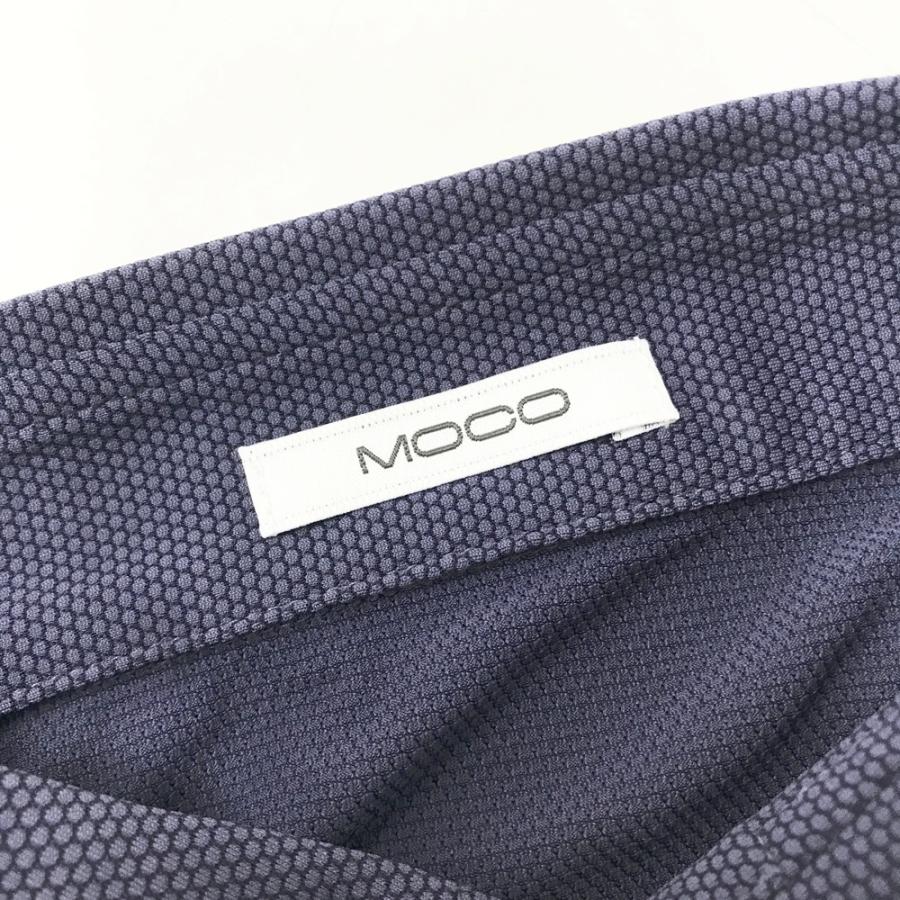 新品】MOCO モコ 21-2231442 半袖ポロシャツ ネイビー系 50 ゴルフ