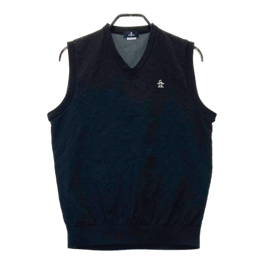 MUNSING WEAR マンシングウェア 2023年モデル 切替 ニットベスト 総柄