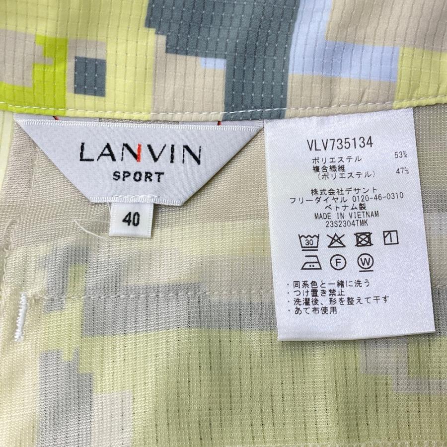 LANVIN SPORT ランバン スポール スカート 総柄 グレー系 40 ゴルフ
