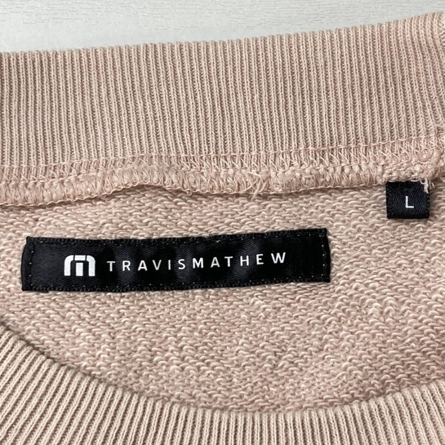 TRAVIS MATHEW トラビスマシュー スウェットトレーナー ピンク系 L