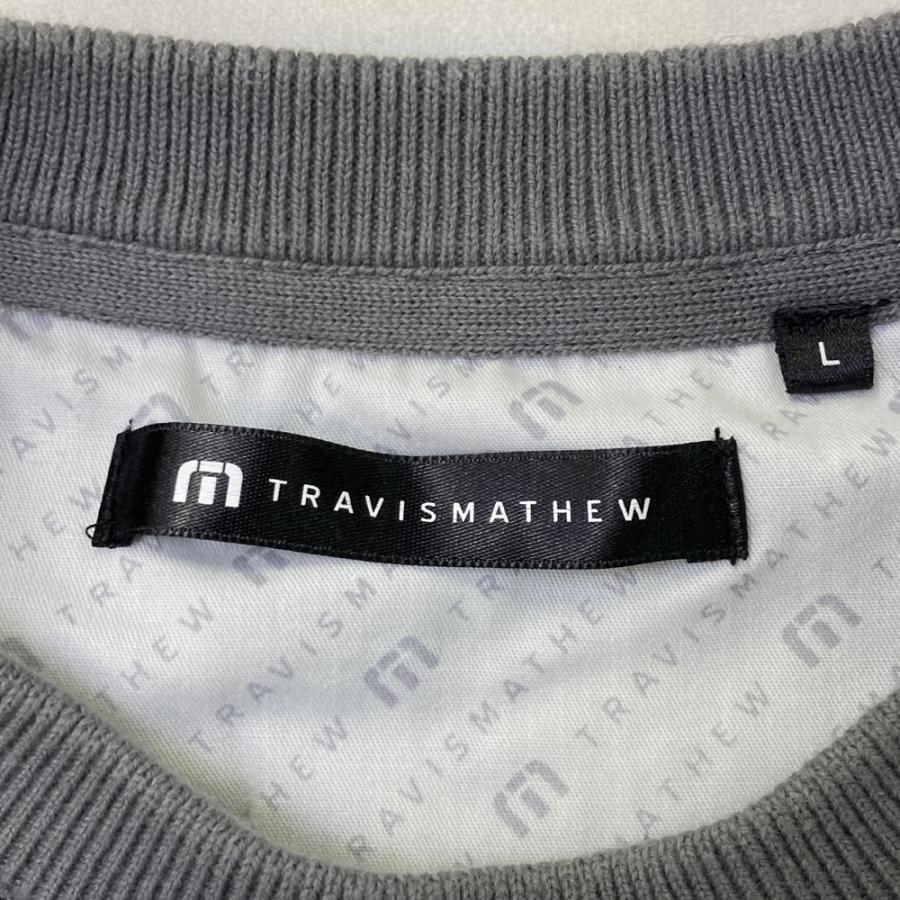 【トラビスマシュー】美品 肉厚セーター シンプル ブラック Lサイズ メンズ TRAVIS MATHEW トラビスマシュー ニットセーター ブラック系 L