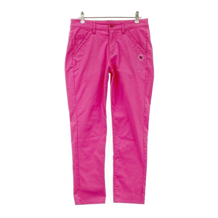 ［未使用品］パーリーゲイツ レディース春夏物パンツ 薄ピンク サイズ0 PEARLY GATES パーリーゲイツ ストレッチパンツ ピンク系 0