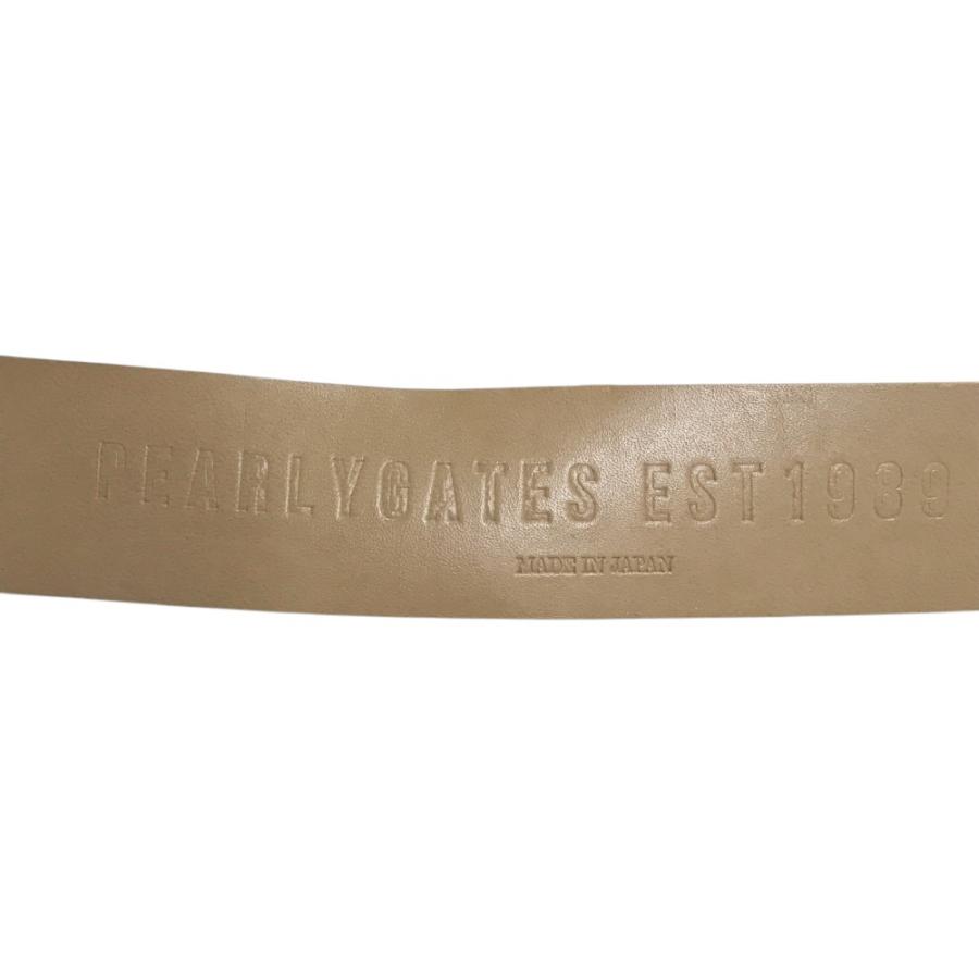 PEARLY GATES パーリーゲイツ ベルト イエロー系 ゴルフウェア