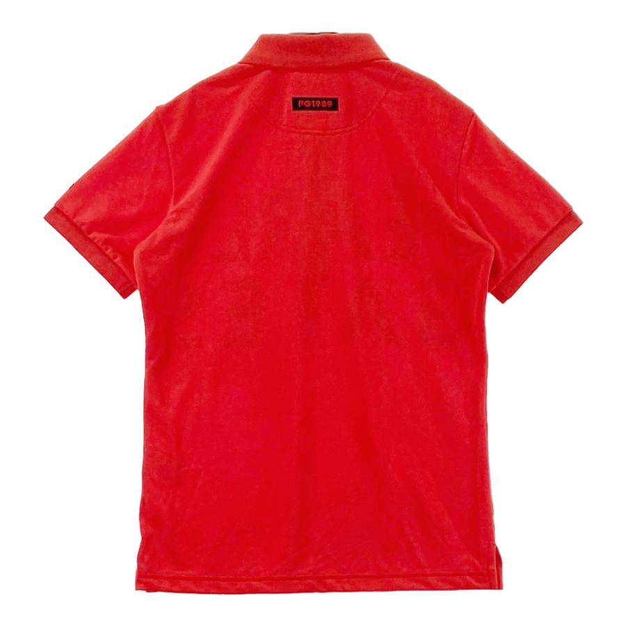 ち*ぃ様 未使用品 PEARLY GATESパーリーゲイツ オレンジ ポロシャツ PG is PG ハイゲージストレッチBOXカノコ半袖ポロシャツ