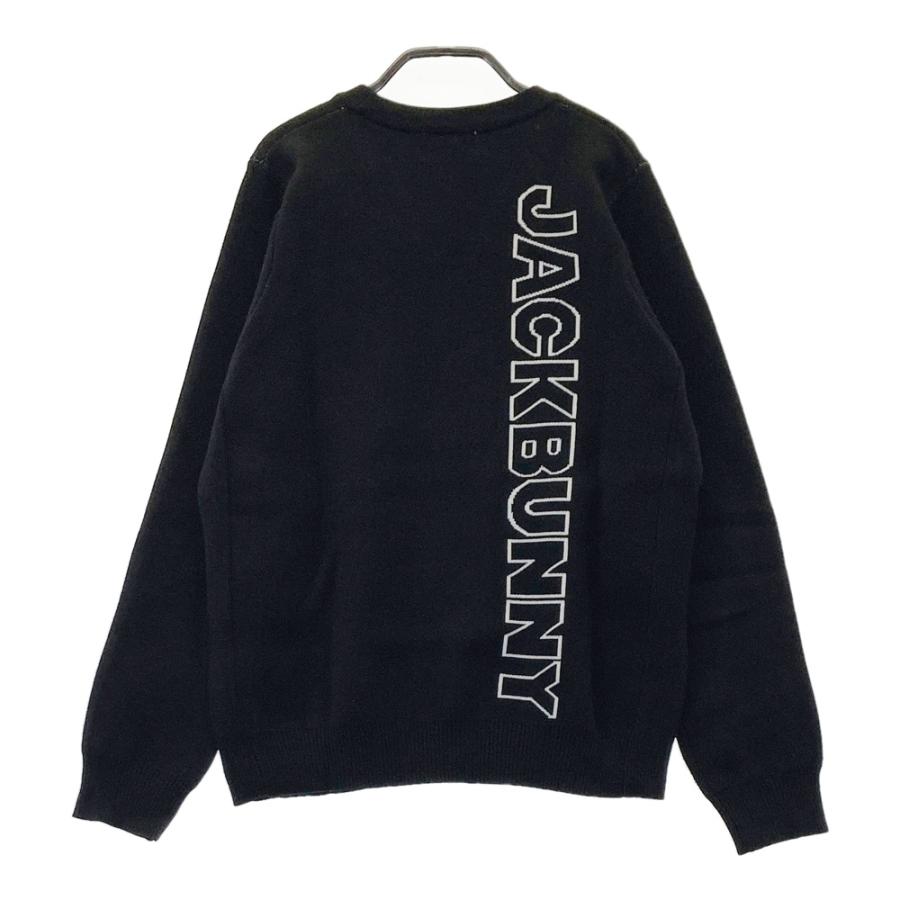 JACK BUNNY ジャックバニー ニットセーター ブラック系 1 ゴルフウェア