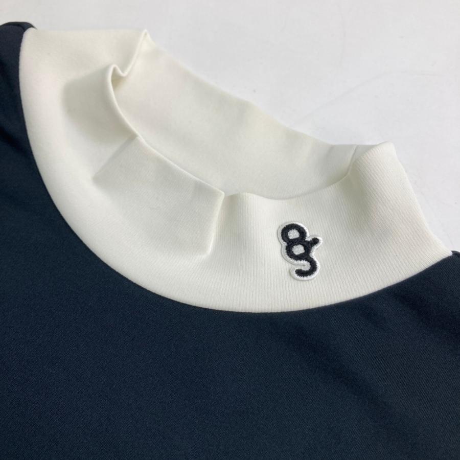 【未使用品】8gshoot モックネックシャツ グレー L 半袖モックネックシャツ グレー 8GSHOOT エイジシュート 美品