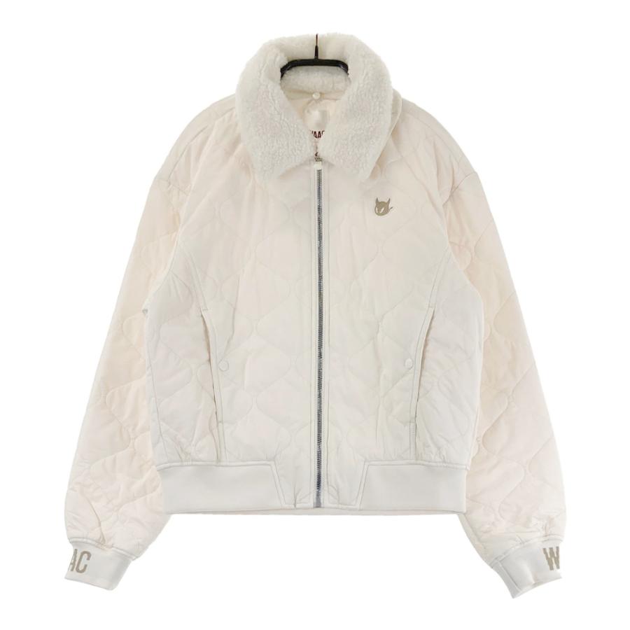 WAAC レディース ジャケット ホワイト WAAC ワック 2023年モデル キルティング 中綿 ジップジャケット