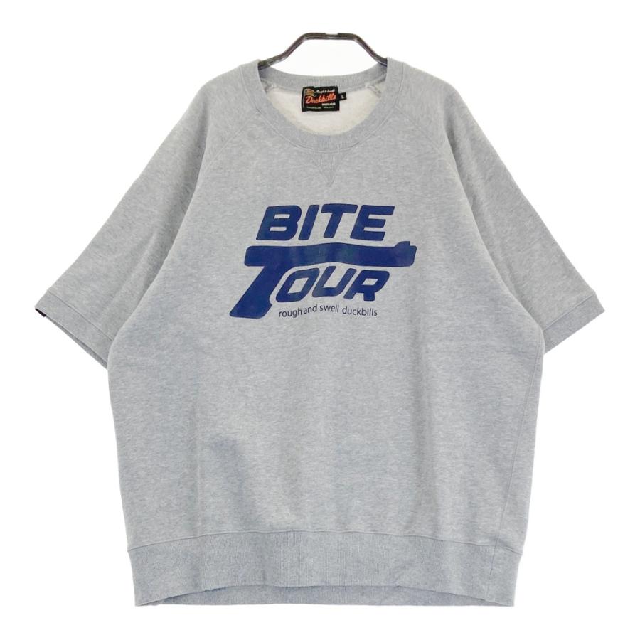 【新品/未着用】新作 ラフアンドスウェル Lサイズ トレーナー グレー 完売品 ROUGH&SWELL ラフアンドスウェル 2024年モデル 半袖 スウェット