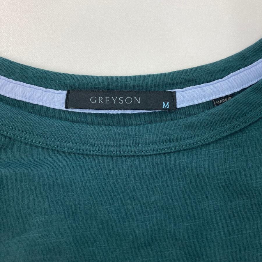 GREYSON グレイソン 半袖Tシャツ グリーン系 M ゴルフウェア メンズ