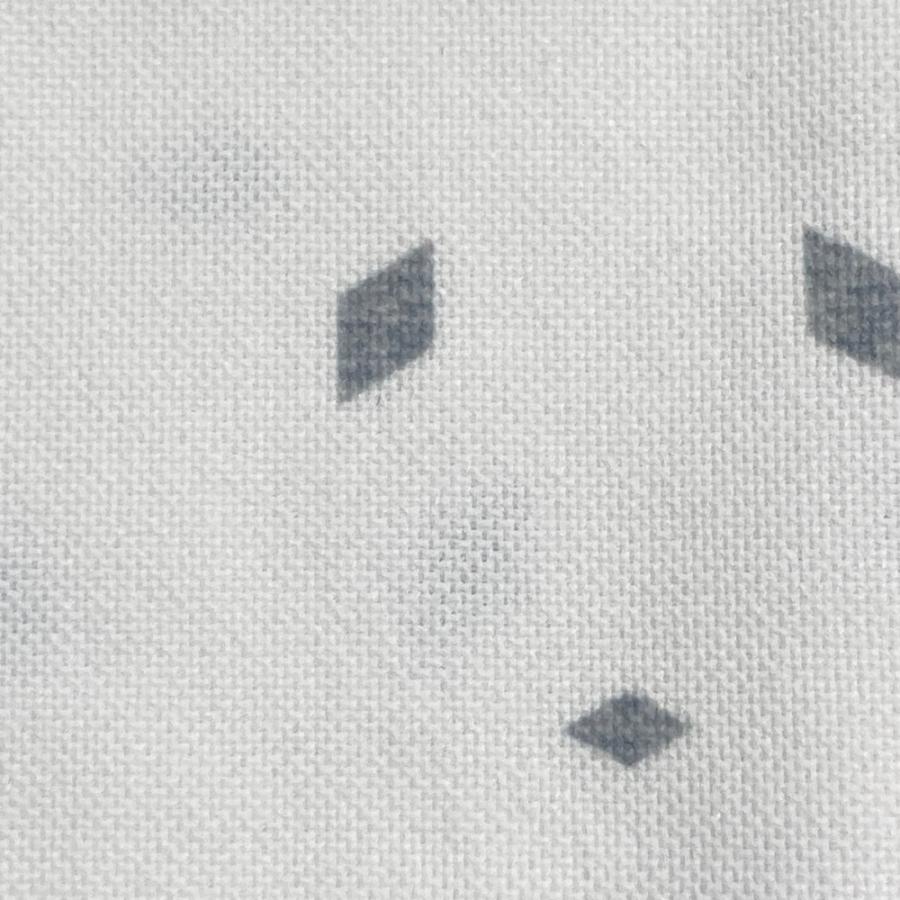 DESCENTE GOLF デサントゴルフ 長袖ポロシャツ 総柄 ホワイト系 M