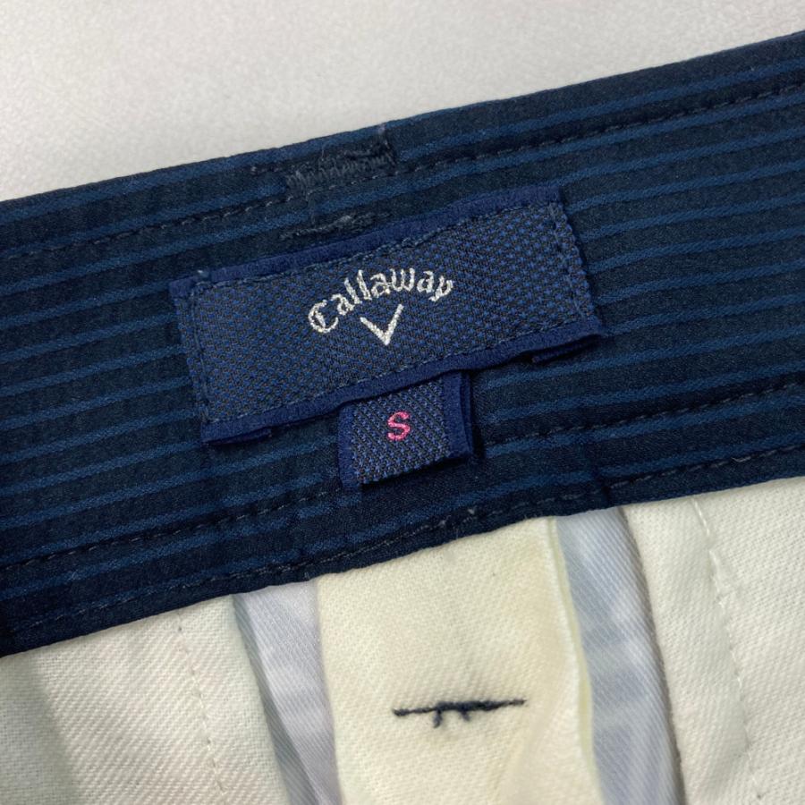 CALLAWAY キャロウェイ スカート 総柄 ネイビー系 S ゴルフウェア