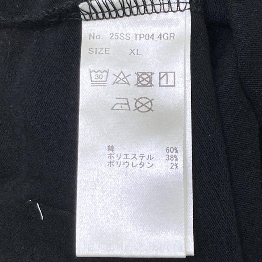 RUFFLOG ラフロッグ 半袖モックネックTシャツ ブラック系 XL ゴルフ