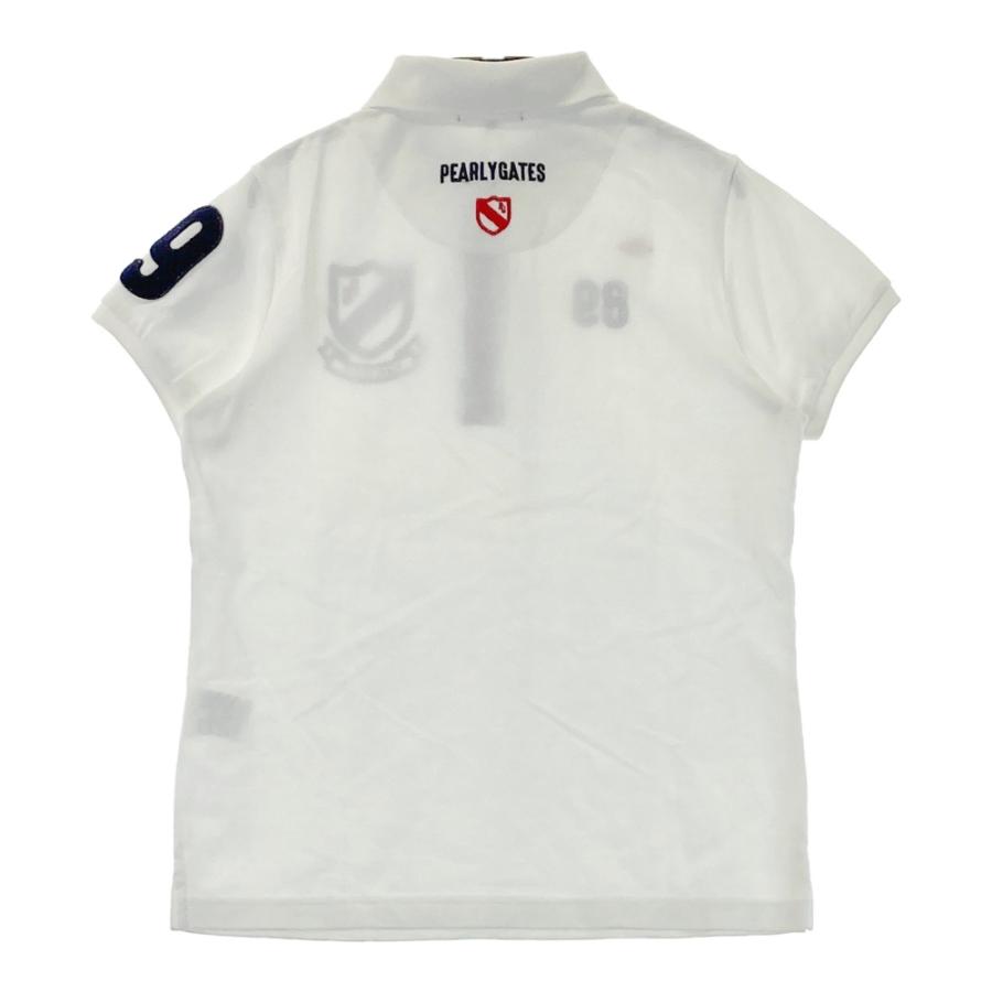 PEARLY GATES パーリーゲイツ 半袖ポロシャツ ホワイト系 0