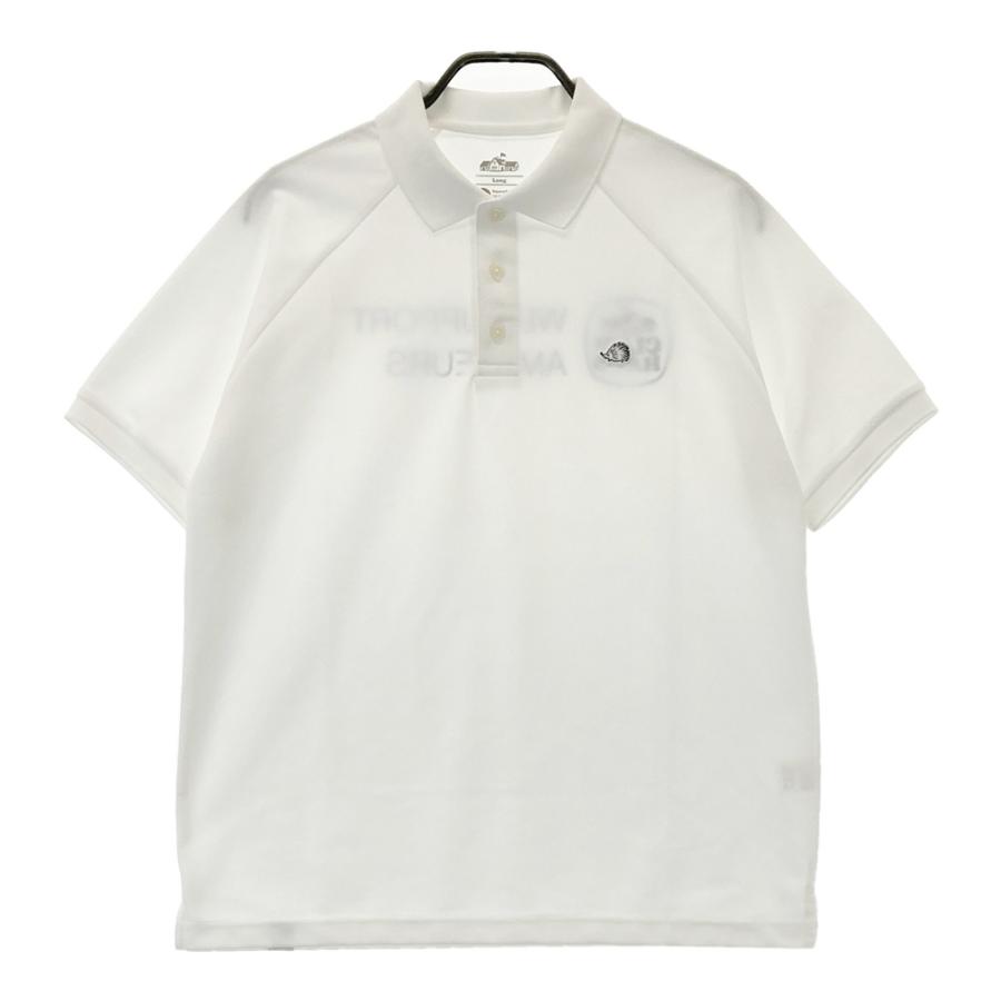 美品】CLUBHAUS クラブハウス 半袖ポロシャツ ホワイト系 5 ゴルフ