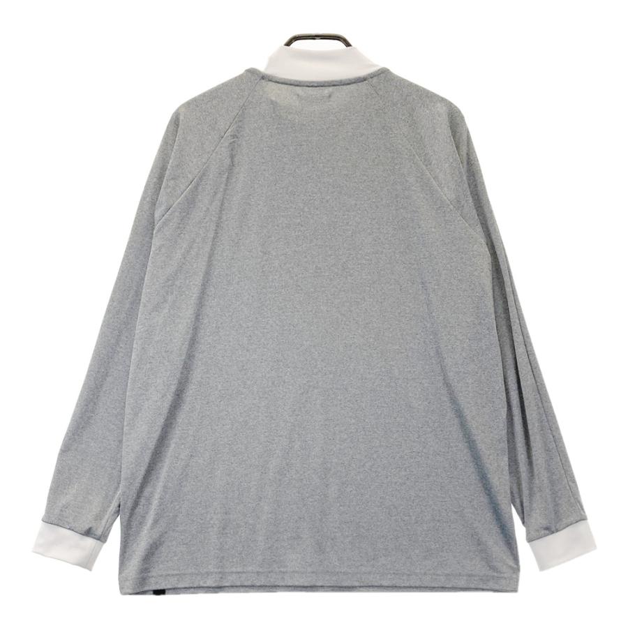 新品　8g SHOOT モックネックシャツ　ロングスリーブ　tシャツ 8G SHOOT エイジシュート 長袖モックネックTシャツ グレー系