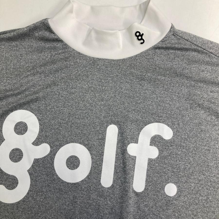 新品　8g SHOOT モックネックシャツ　ロングスリーブ　tシャツ 8G SHOOT エイジシュート 長袖モックネックTシャツ グレー系