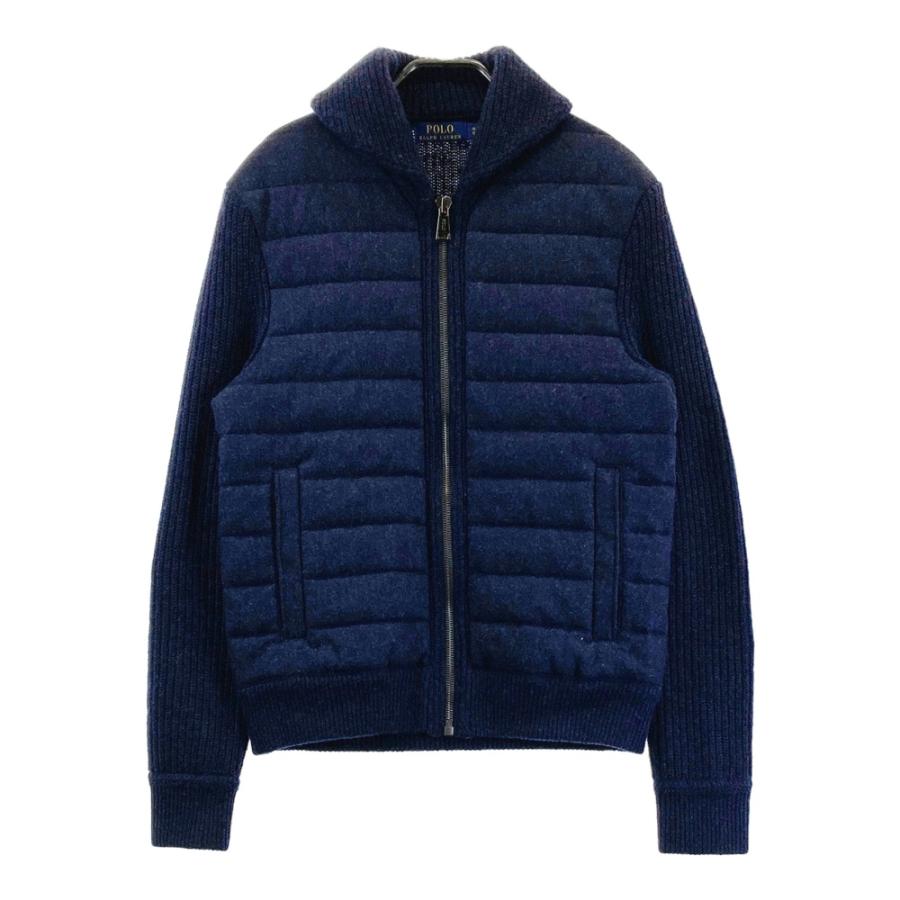 ポロラルフローレン　切替中綿ジャケット POLO RALPH LAUREN ポロ ラルフローレン 中綿 切替ジャケット ネイビー