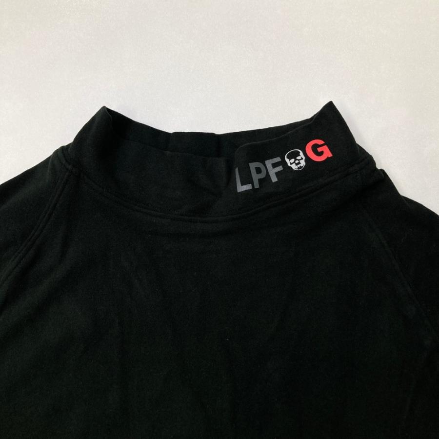 1PIU1UGUALE3 GOLF ×lucien pellat-finet GRT163 起毛 ハイネック 長袖Tシャツ  ブラック系 3 ゴルフウェア レディース_2