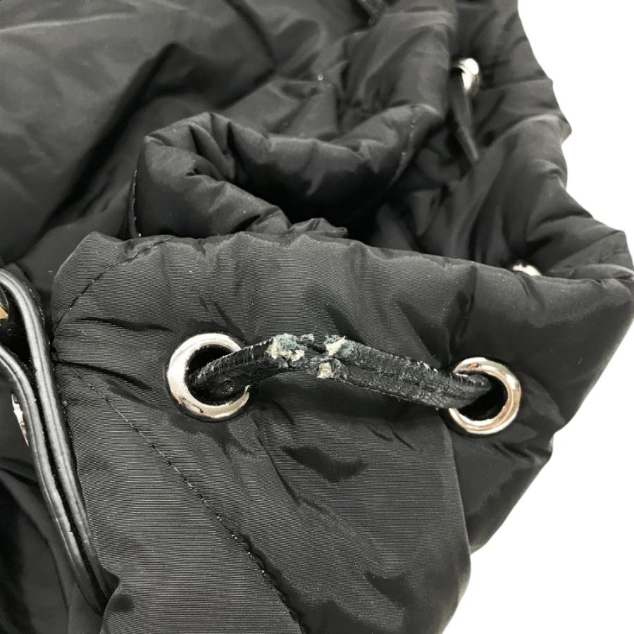 MONCLER モンクレール 2WAYショルダーバッグ 巾着型 ブラック系