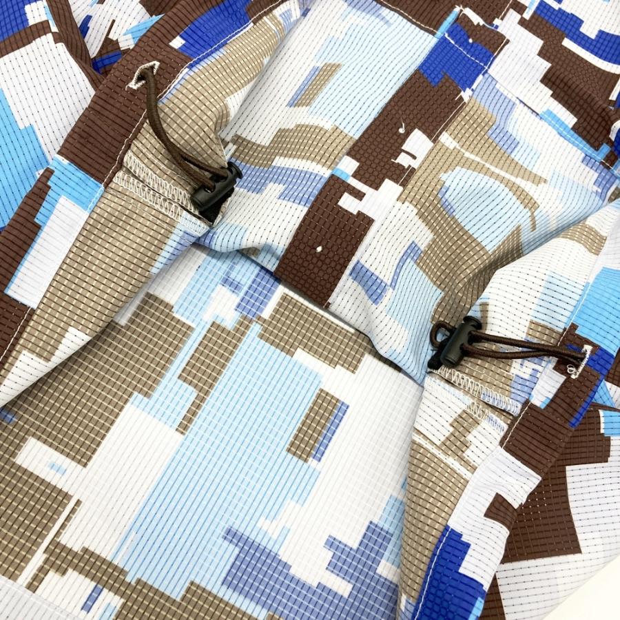 未使用新品　LANVIN SPORT ノースリーブシャツ 36 ネイビー LANVIN SPORT ランバン スポール ノースリーブシャツ 総柄 ブルー系 36