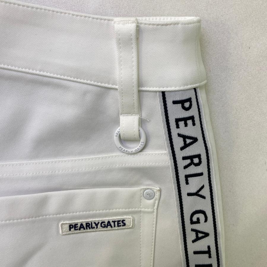 PEARLY GATES（パーリーゲイツ） スカート サイドロゴライン ホワイト