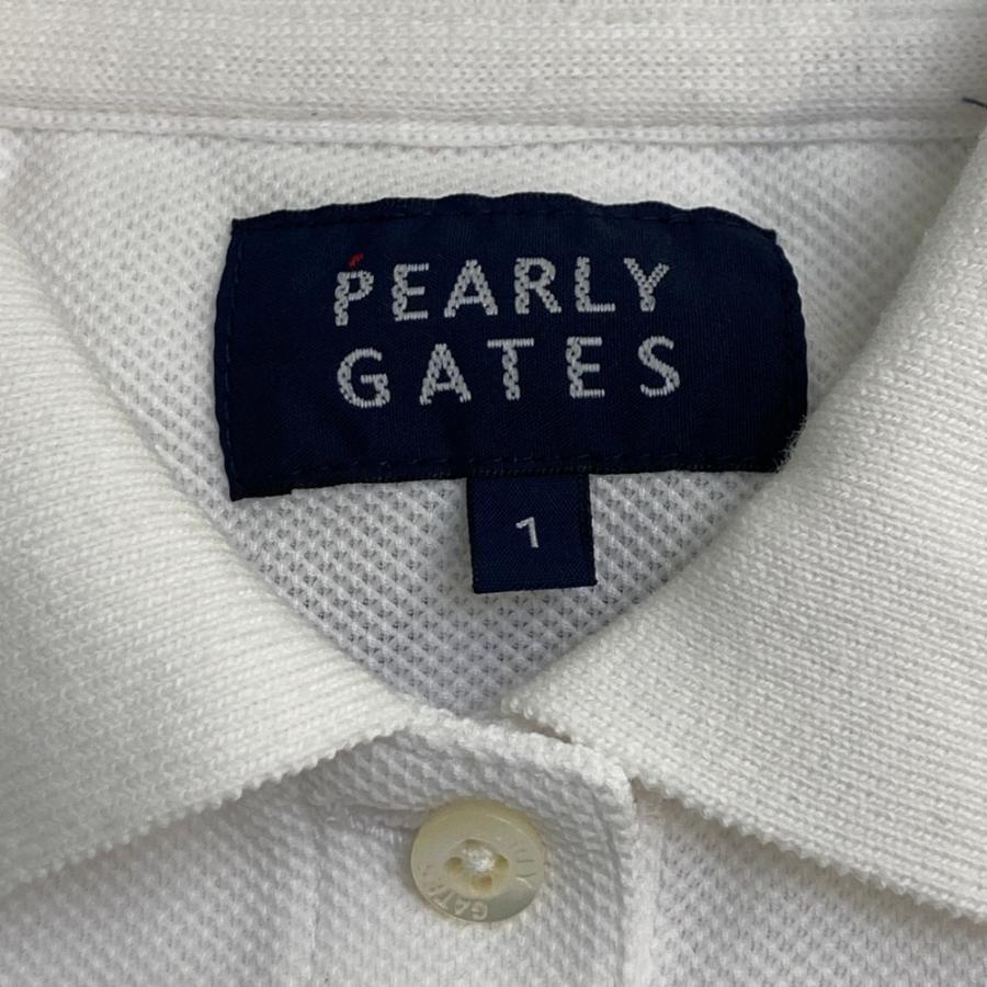 PEARLY GATES（パーリーゲイツ） 30周年 半袖ポロシャツ ロゴワッペン