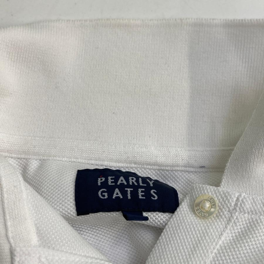 PEARLY GATES（パーリーゲイツ） 30周年 半袖ポロシャツ ロゴワッペン