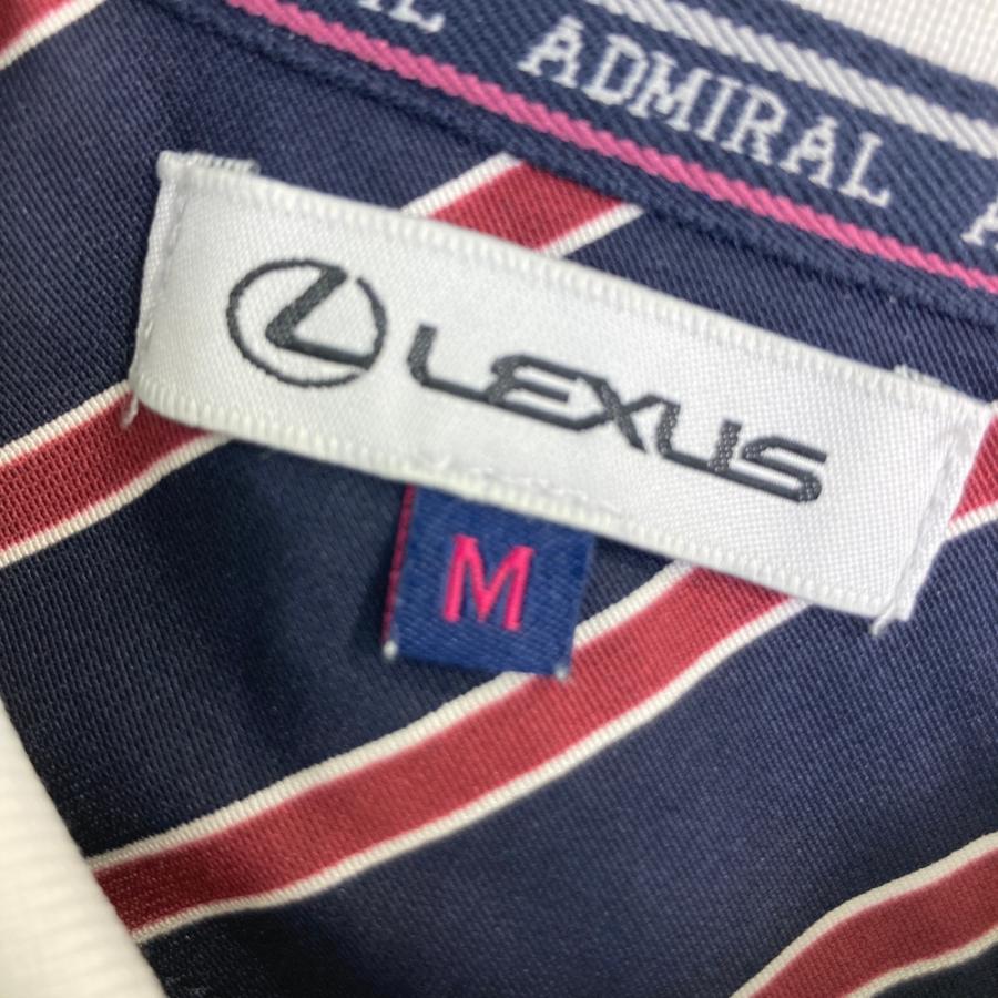 ADMIRAL アドミラル ×レクサス 半袖ポロシャツ ホワイト系 M ゴルフ