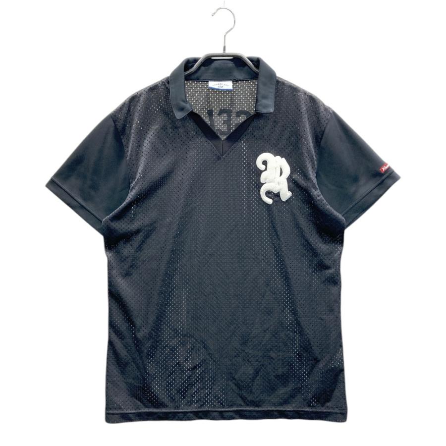 RUSSELUNO ラッセルノ 襟付き メッシュTシャツ ブラック系 5 ゴルフ