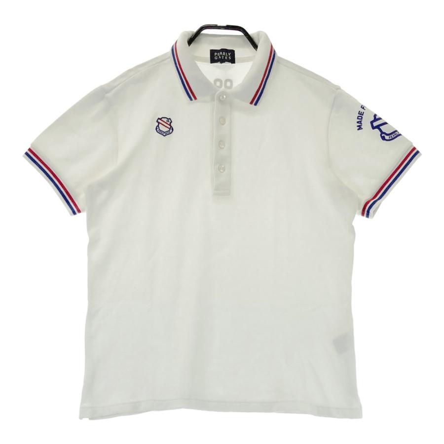PEARLY GATES パーリーゲイツ 半袖ポロシャツ ホワイト系 5 ゴルフ