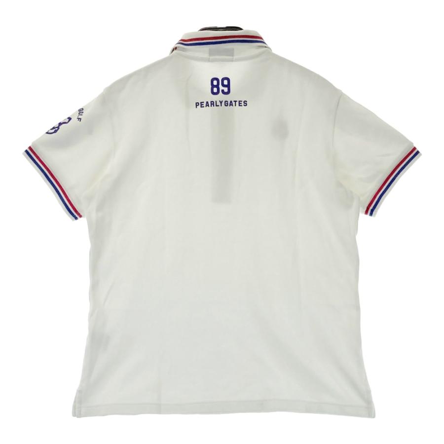 PEARLY GATES パーリーゲイツ 半袖ポロシャツ ホワイト系 5 ゴルフ