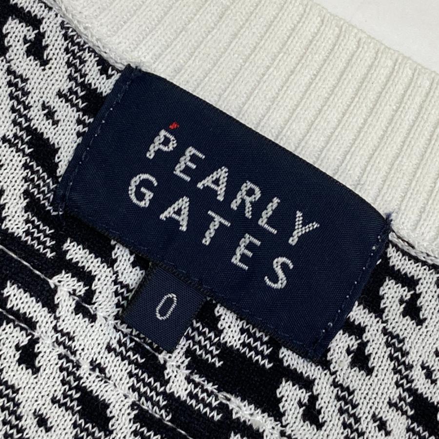 PEARLY GATES パーリーゲイツ 2024年モデル ニットベスト PG 総柄