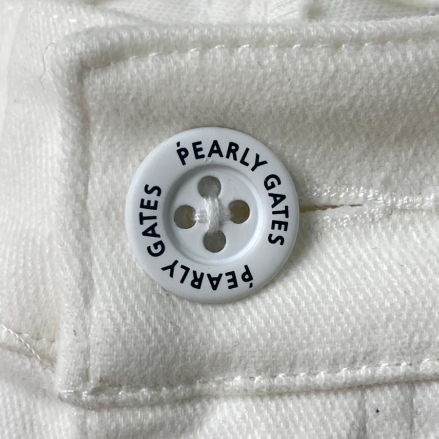 PEARLY GATES パーリーゲイツ 2024年モデル ストレッチパンツ  ホワイト系 0 ゴルフウェア レディースの画像