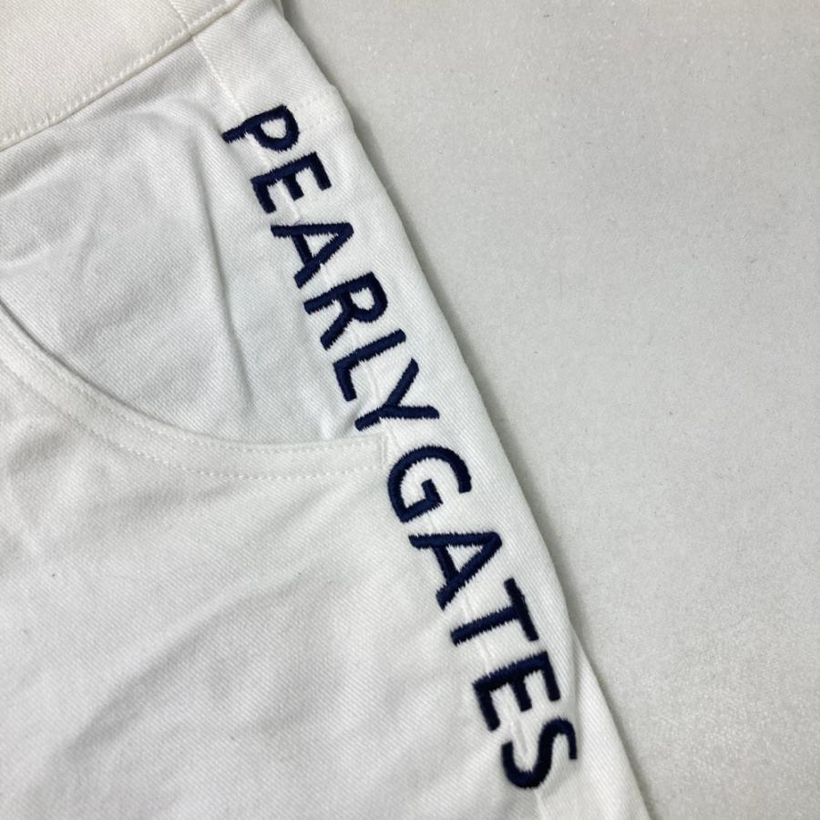 PEARLY GATES パーリーゲイツ 2024年モデル ストレッチパンツ  ホワイト系 0 ゴルフウェア レディースの画像