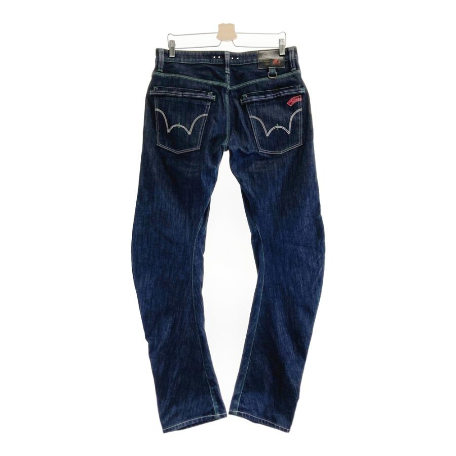 56design 56デザイン ×EDWIN 056G08 ライダースデニムパンツ ワイルドファイア ネイビー系 L バイクウェア メンズ