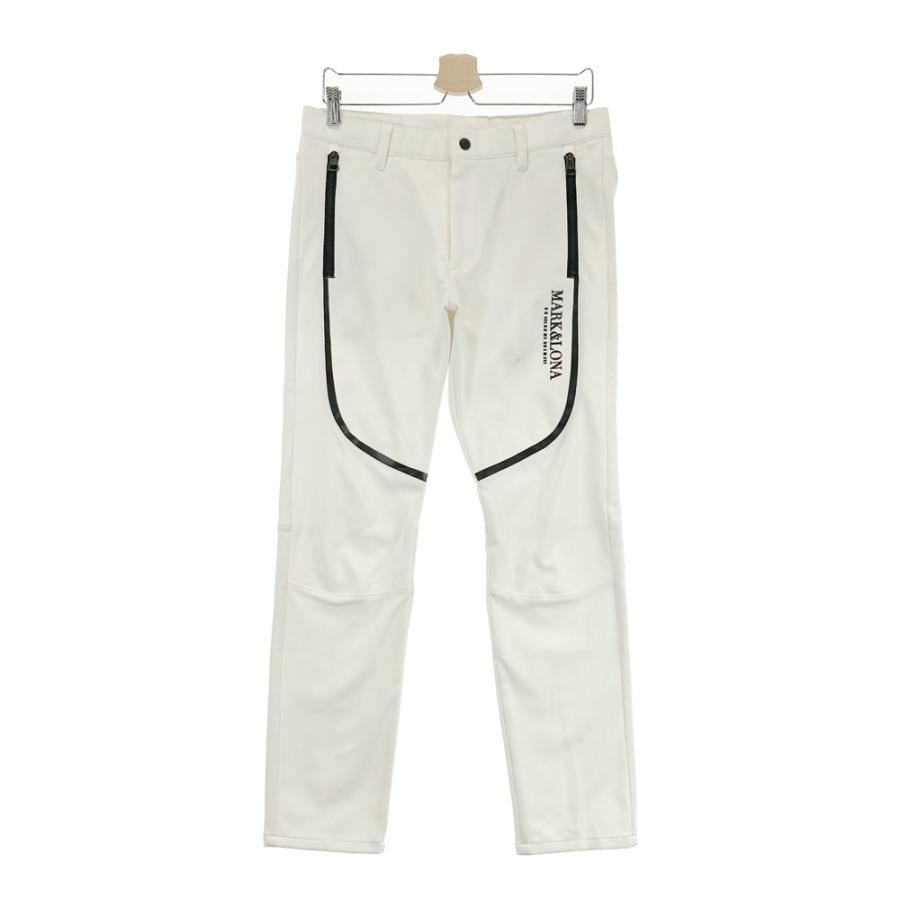 正規品新品 MARK&LONA マーク＆ロナ ロングパンツ 48 MARK&LONA マークアンドロナ 2023年モデル ロングパンツ ホワイト系 48