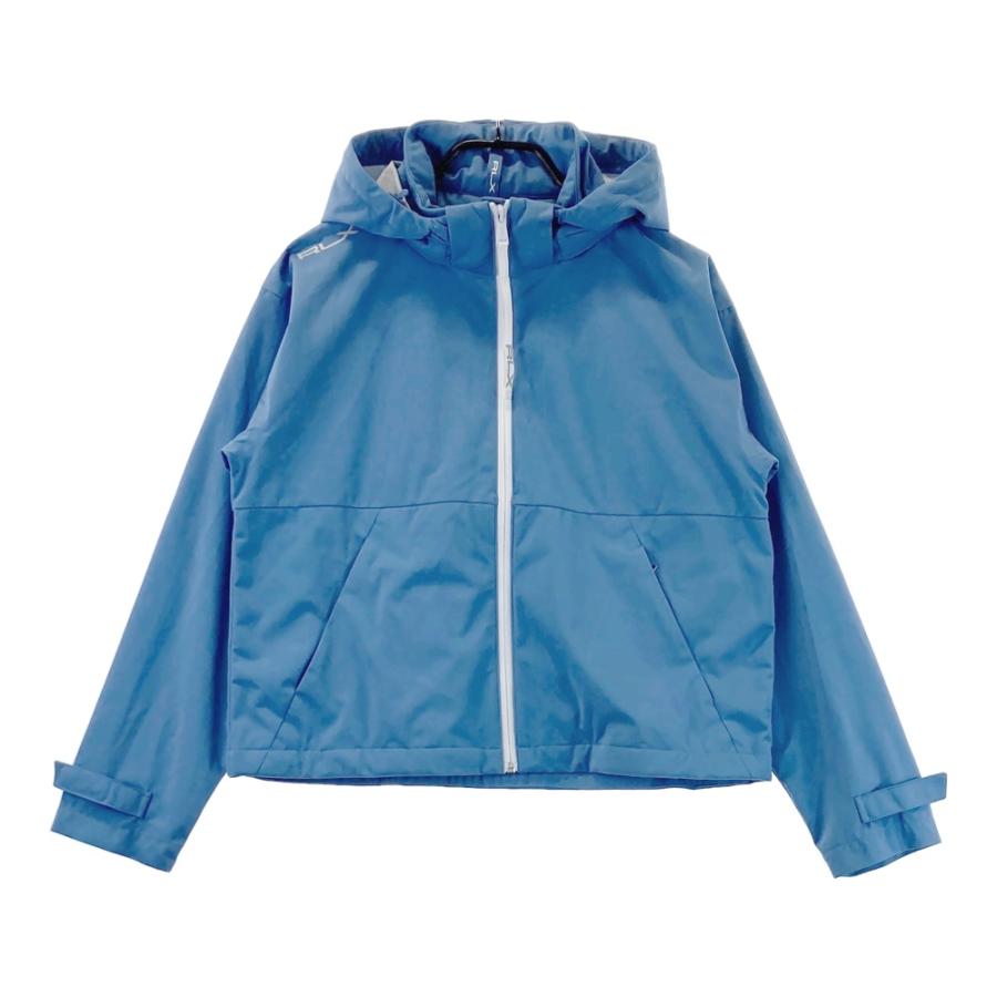 ラルフローレン ゴルフジャケット フード付き RLX ラルフローレン 撥水 2WAY フード付き長袖ジャケット ブルー