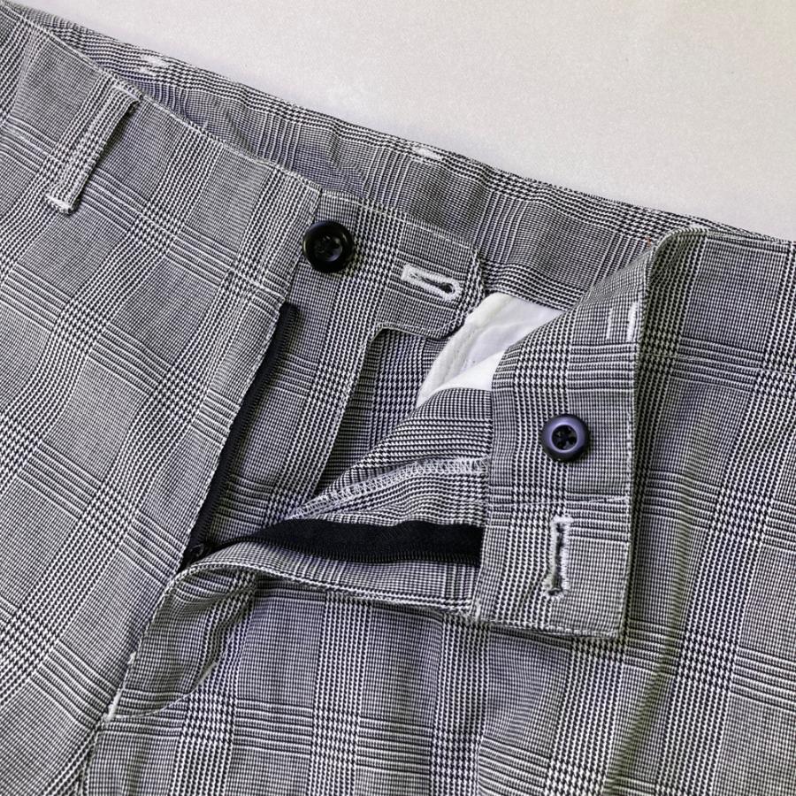 BEAMS GOLF ビームスゴルフ ストレッチ ロングパンツ グレンチェック柄