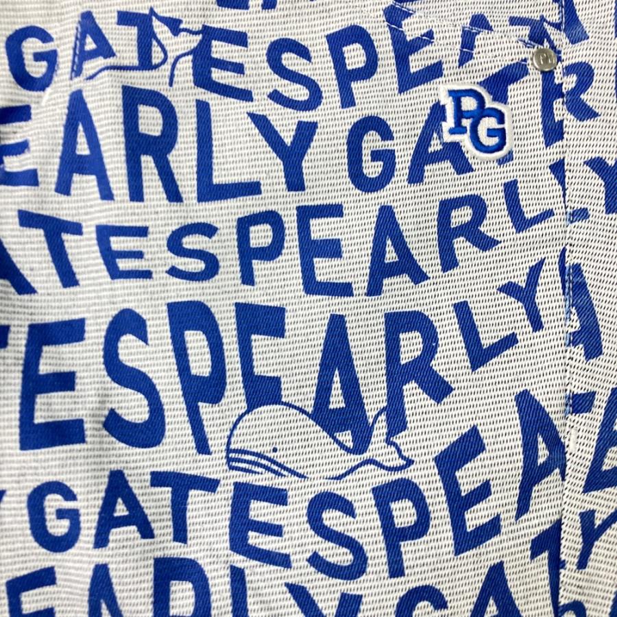PEARLY GATES（パーリーゲイツ） ストレッチパンツ クジラ 英字 ロゴ総
