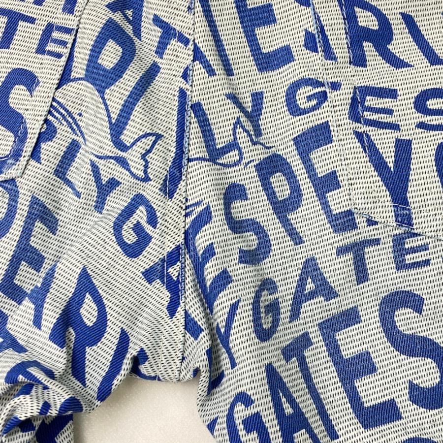 PEARLY GATES（パーリーゲイツ） ストレッチパンツ クジラ 英字 ロゴ総