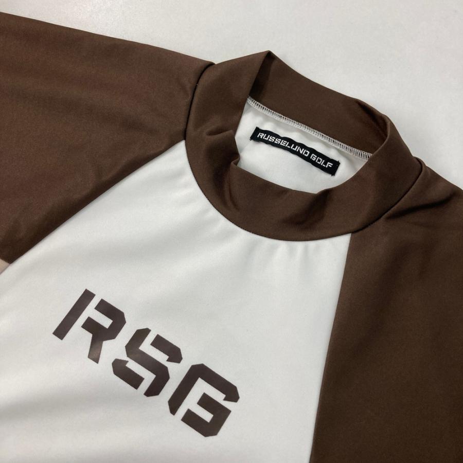 RUSSELUNO ラッセルノ 2024年モデル モックネック 半袖Tシャツ