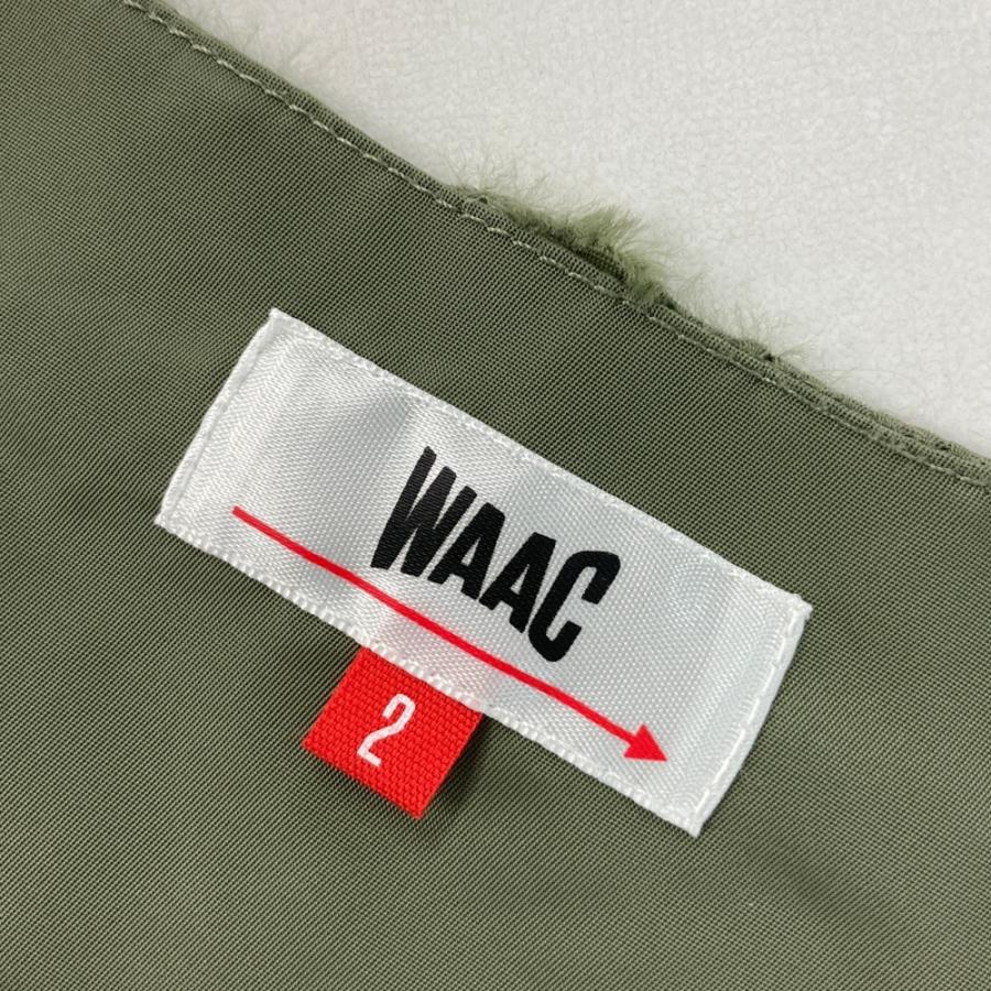 WAAC ワック 2024年モデル ノースリーブ ジップワンピース カーキ系 2
