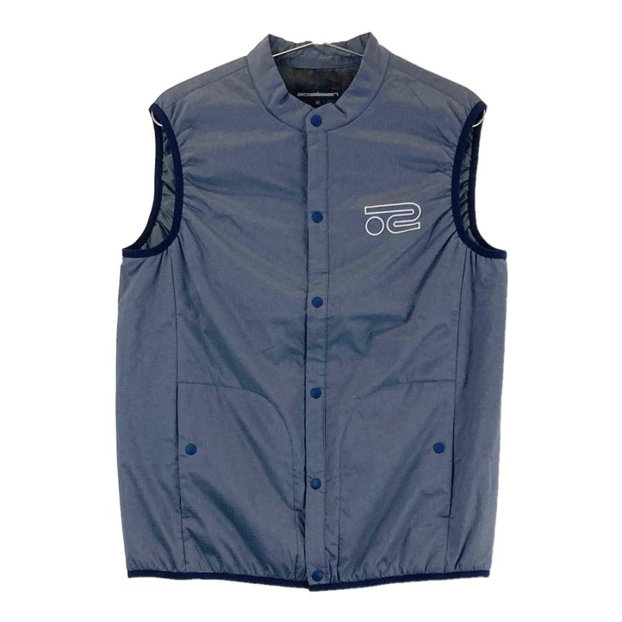 ロサーセン　ゴルフウェア　中綿ベスト【新品・未使用!】 ROSASEN ロサーセン 中綿ベスト グレー系 M ゴルフウェア メンズ