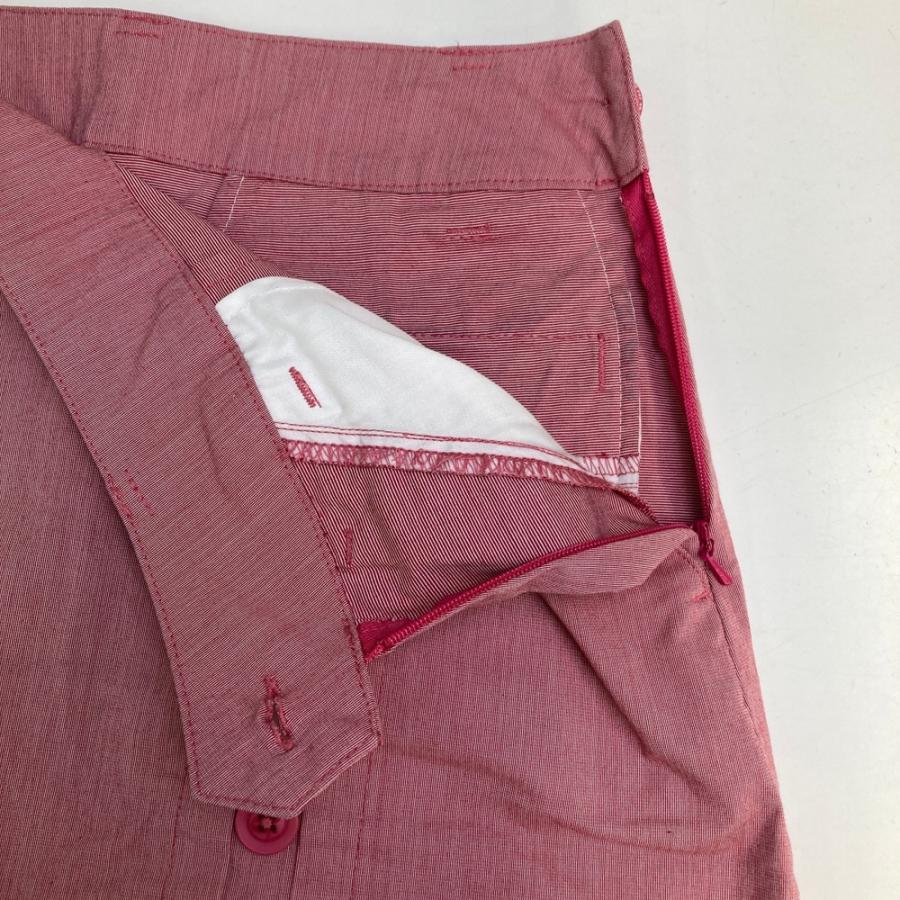 AND PER SE アンパスィ ストレッチスカート シャンブレー ピンク系 S