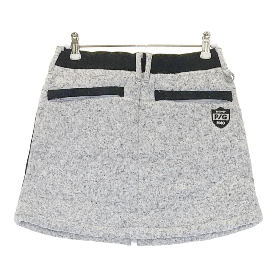 サイズ：0 PEARLY GATES パーリーゲイツ 055-2234192 中綿 ニット ジップスカート  グレー系 [240101543722] ゴルフウェア レディース ストスト PEARLY GATES（パーリーゲイツ） 【新品】PEARLY GATES 055-2234192