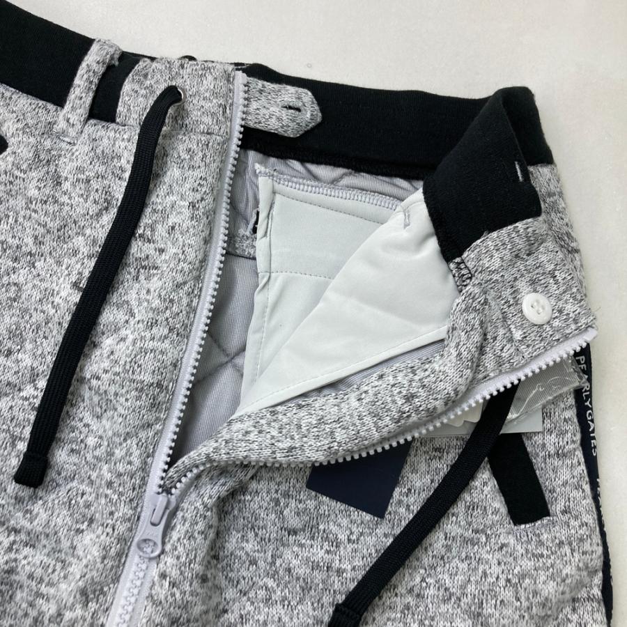 サイズ：0 PEARLY GATES パーリーゲイツ 055-2234192 中綿 ニット ジップスカート  グレー系 [240101543723] ゴルフウェア レディース ストスト PEARLY GATES（パーリーゲイツ） 【新品】PEARLY GATES 055-2234192