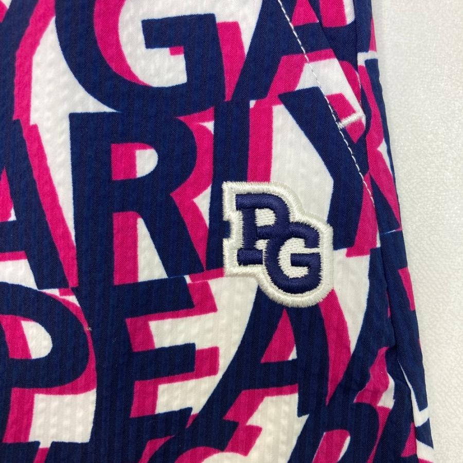 【新品】PEARLY GATES パーリーゲイツ 055-2234706 スカート シアサッカー ロゴ柄 ピンク系 0 ゴルフウェア レディース_2