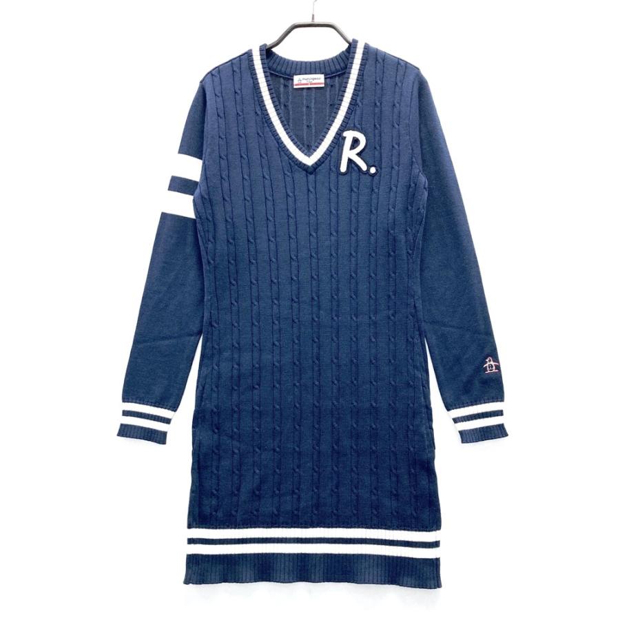 MUNSING WEAR マンシングウェア XRL7800 R.line 長袖 ニットワンピース