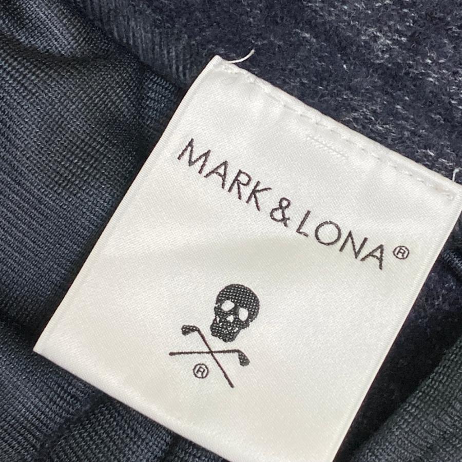 MARK&LONA マークアンドロナ ウール混 ニットパンツ ネイビー系 44